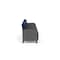 Lesro Siena Lounge Reception 4 Seat Tandem Seating, Walnut, MD Ink Back, MD Ink Seat, RS Echo Arm Panels SN4103 - alternate 3